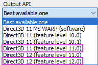 dgVoodoo2 Output API Setting