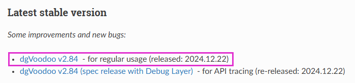 dgVodooo2 Releases