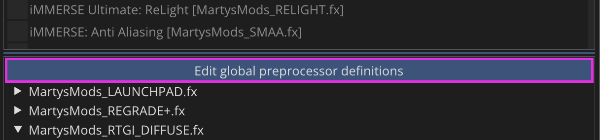GlobalPreprocessorDefinitions