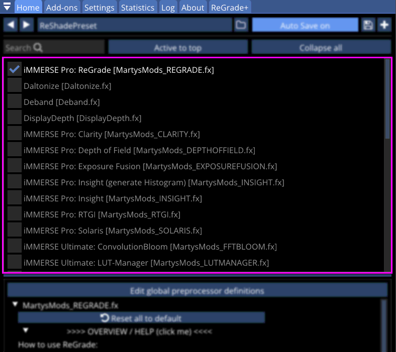 ShaderList