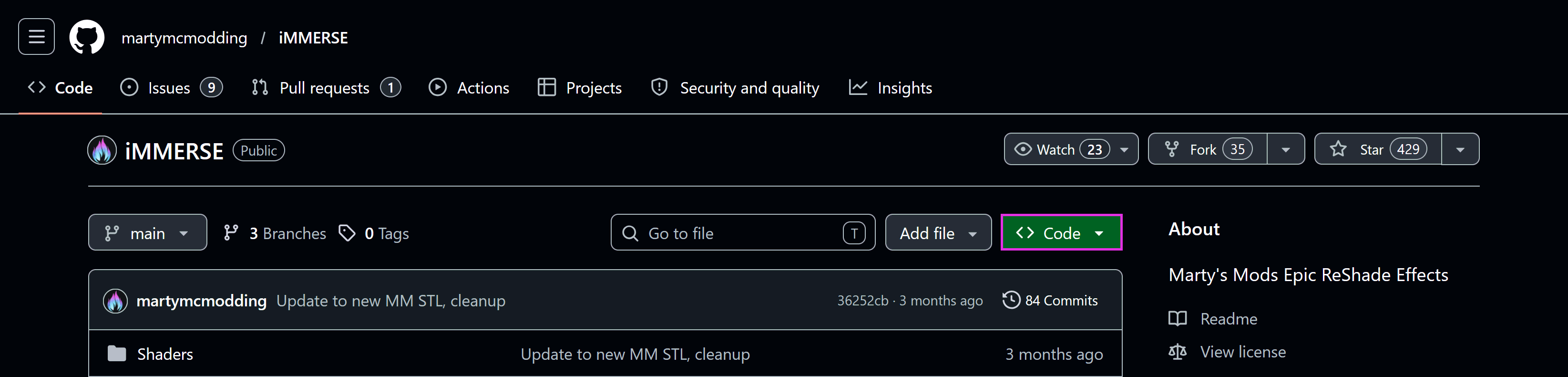 GitHubRepoCodeButtonHighlight