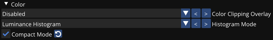 Color Parameters