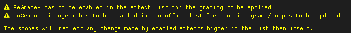 ReGradePlus ReShade Window Alerts - All OFF